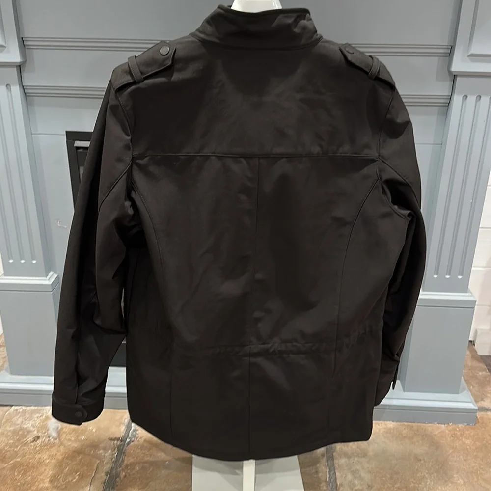 Black Rivet Coat - Picture 2 of 8